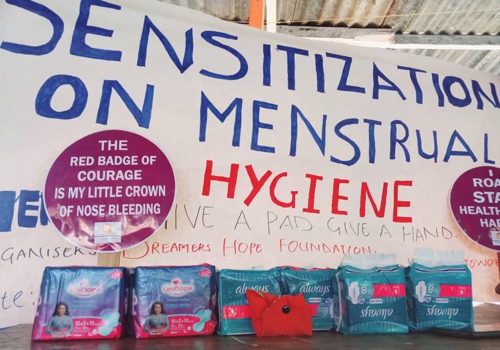 Sensitization on menstrual hygiene management (MHM) for adolescent Young girls