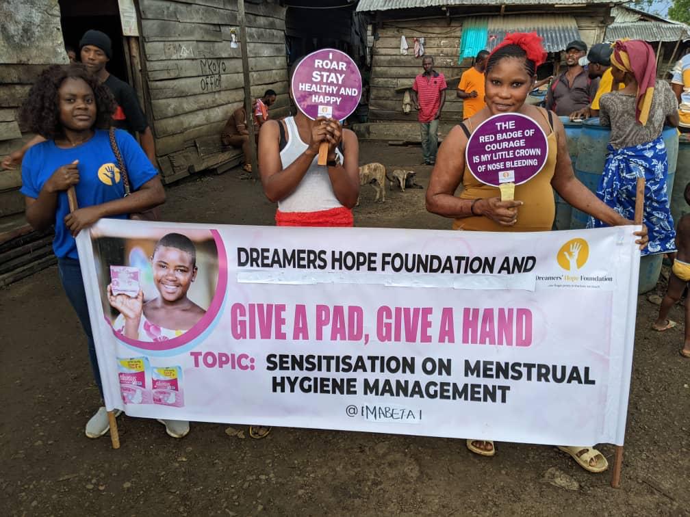 Sensitization on menstrual hygiene management (MHM) for adolescent Young girls