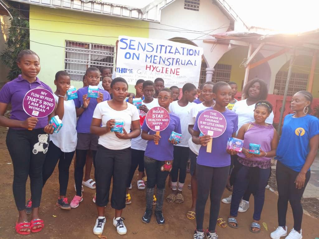 Sensitization on menstrual hygiene management (MHM) for adolescent Young girls